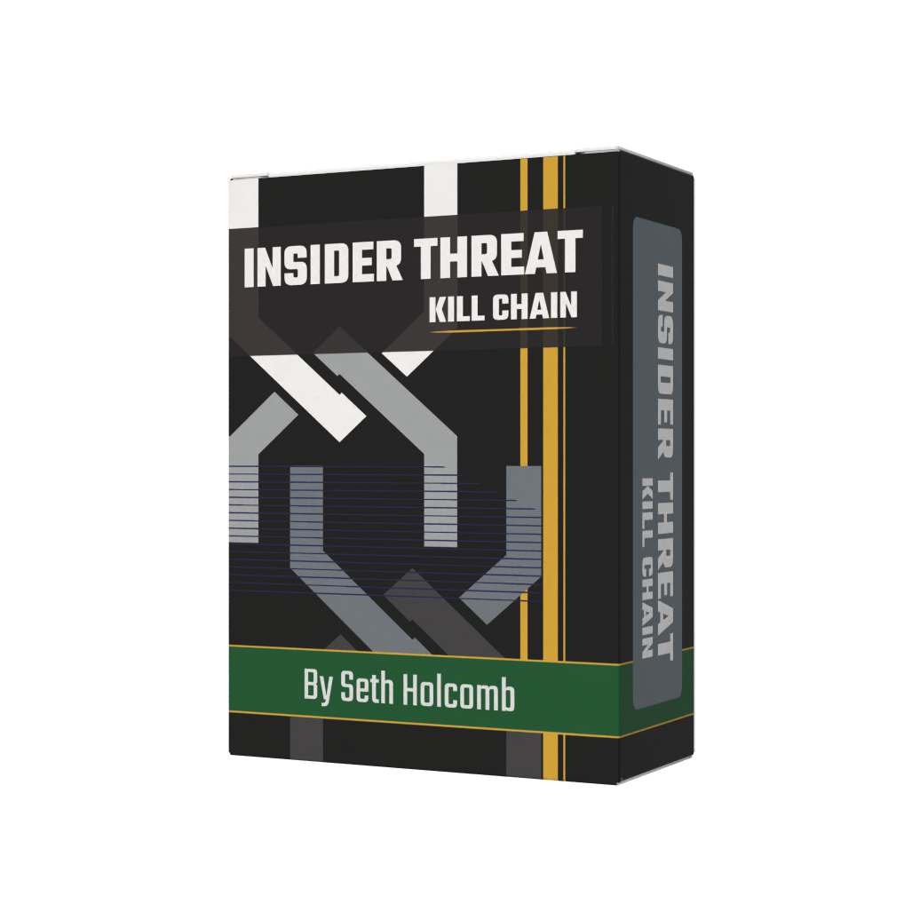 Insider Threat Kill Chain Card game