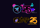 OWASP 25th Anniversary Special Sticker booklet