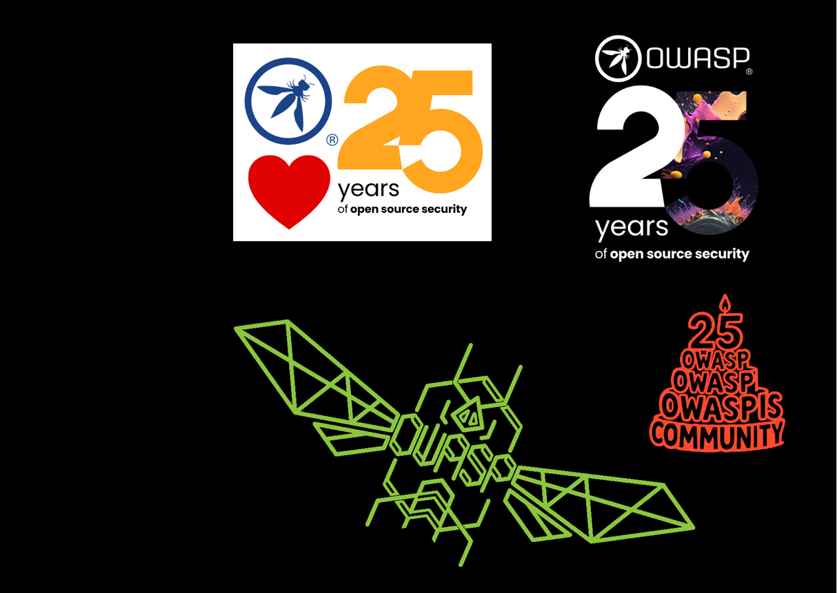 OWASP 25th Anniversary Special Sticker booklet