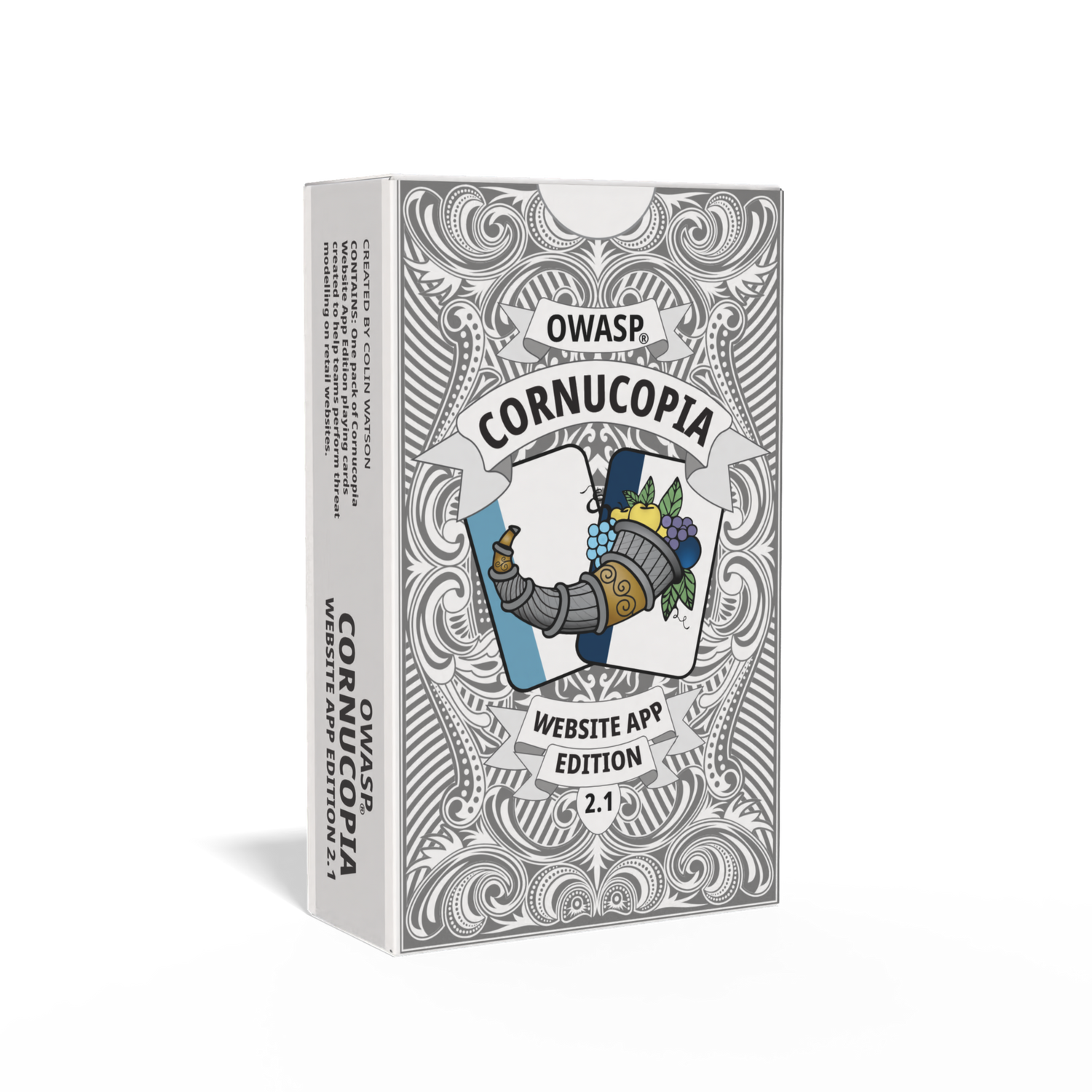 Branded OWASP Cornucopia deck - 80 cards