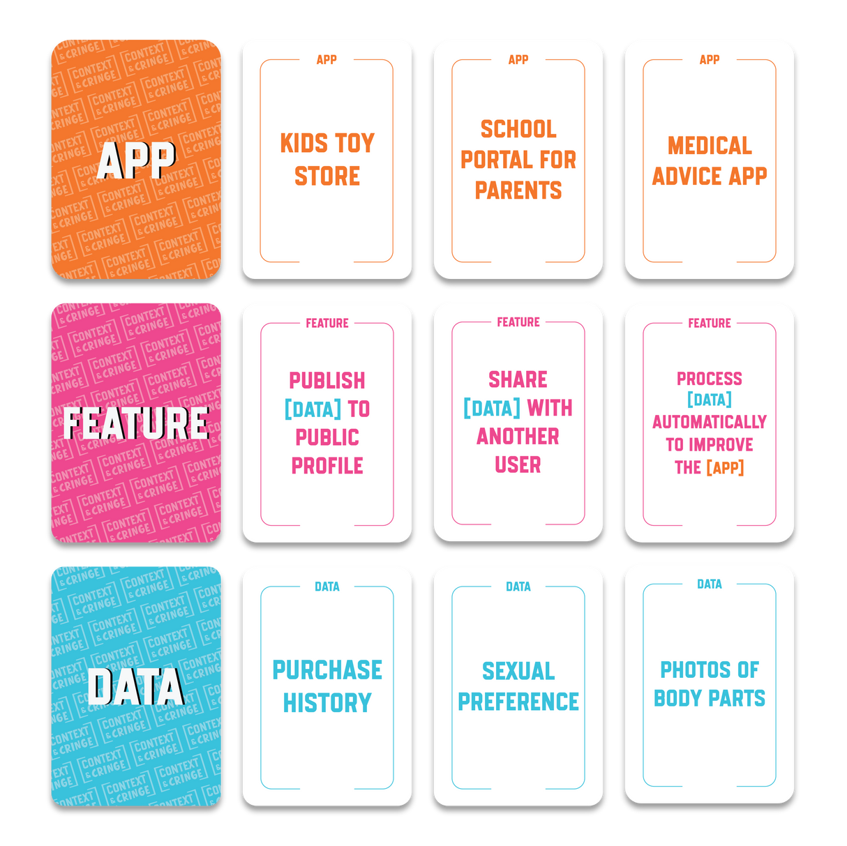 Context & Cringe Application Privacy Game