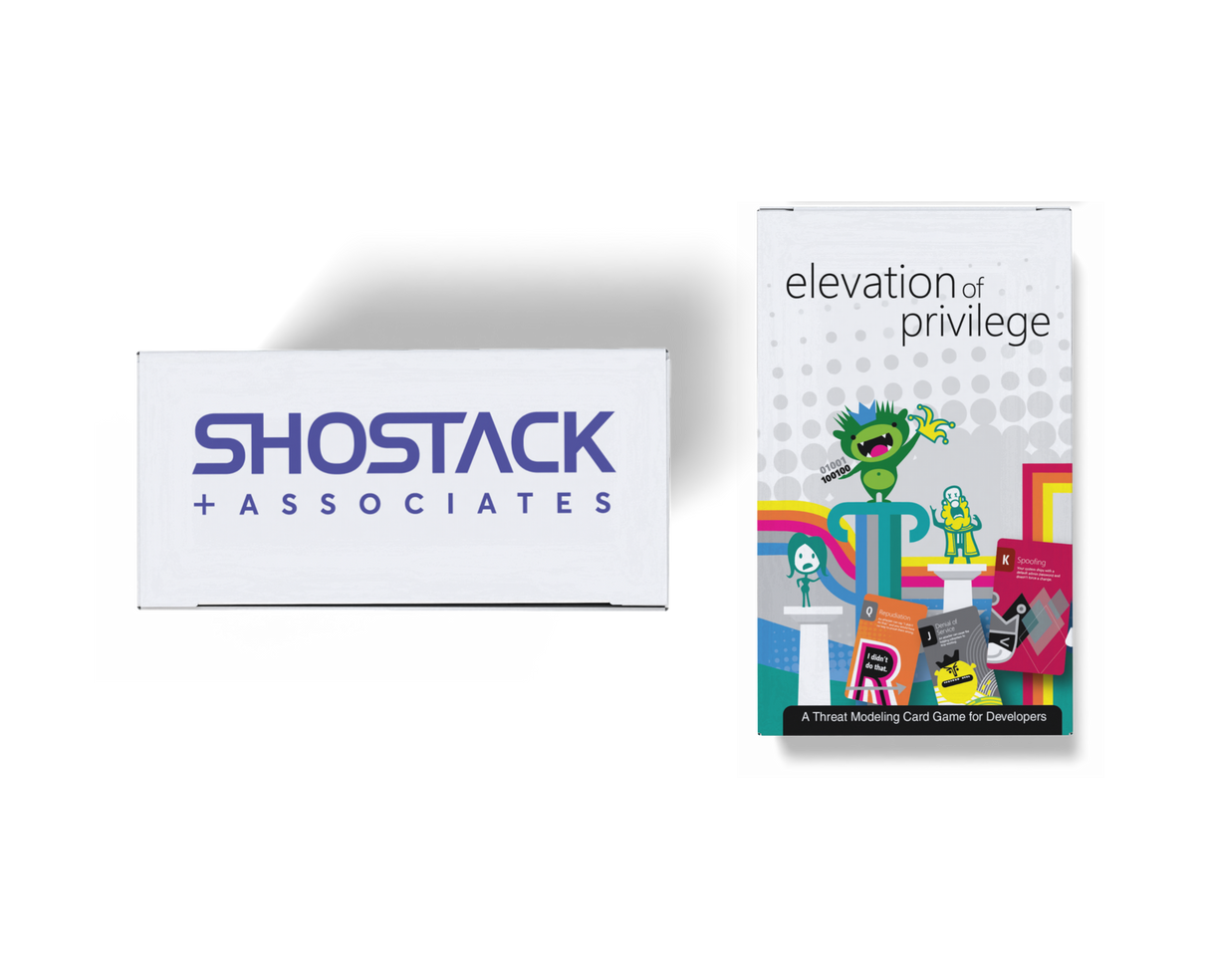 Shostack & Associates branded Elevation of Privilege deck